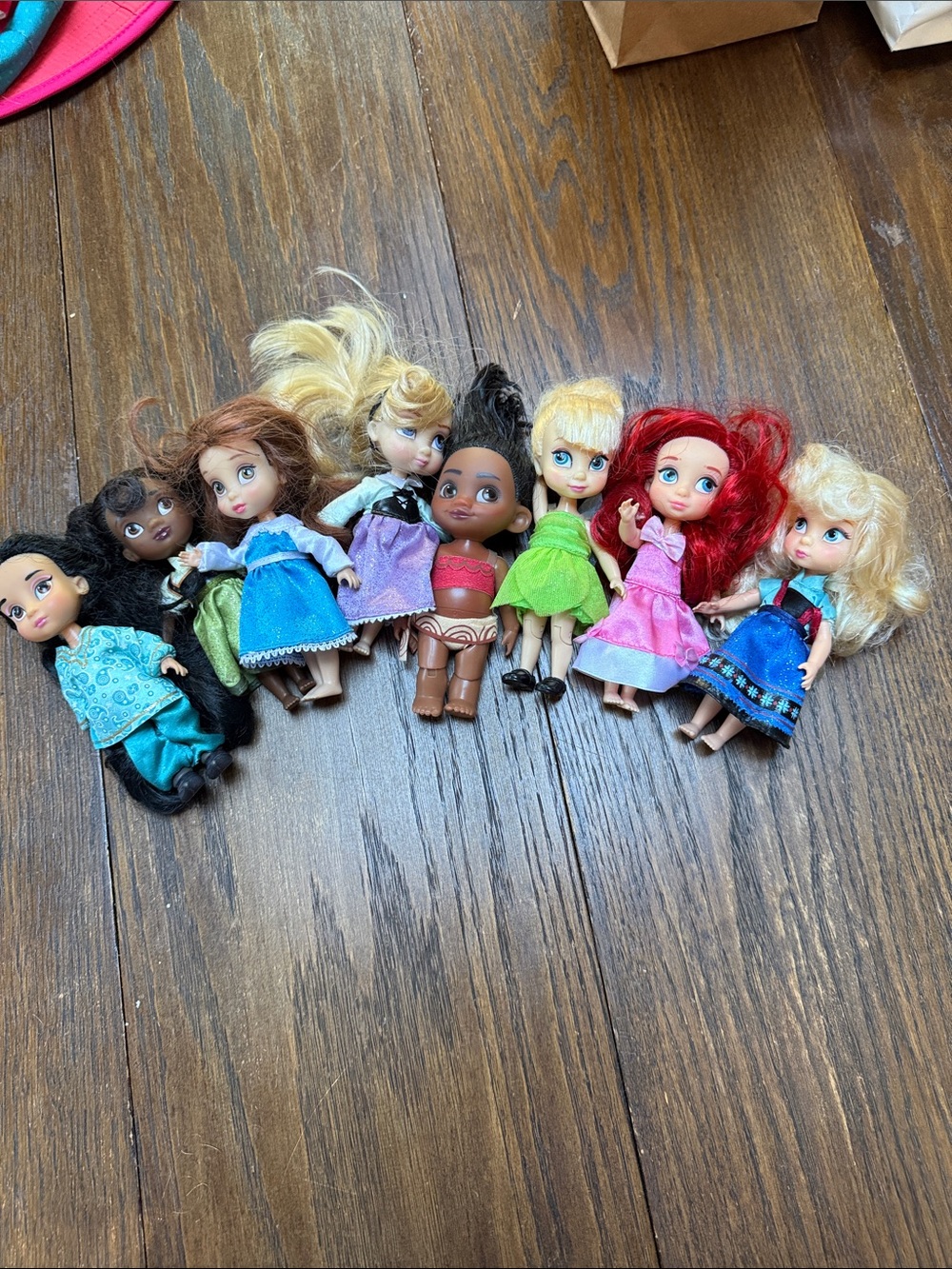 Disney Animators Princess Dolls Lot of 8